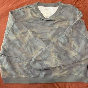 American eagle oversized crop crewneck